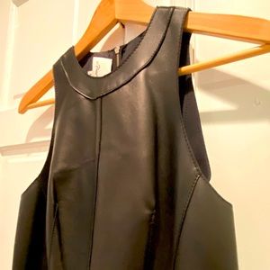 3.1 Philip Lim Lamb Leather Mini Dress